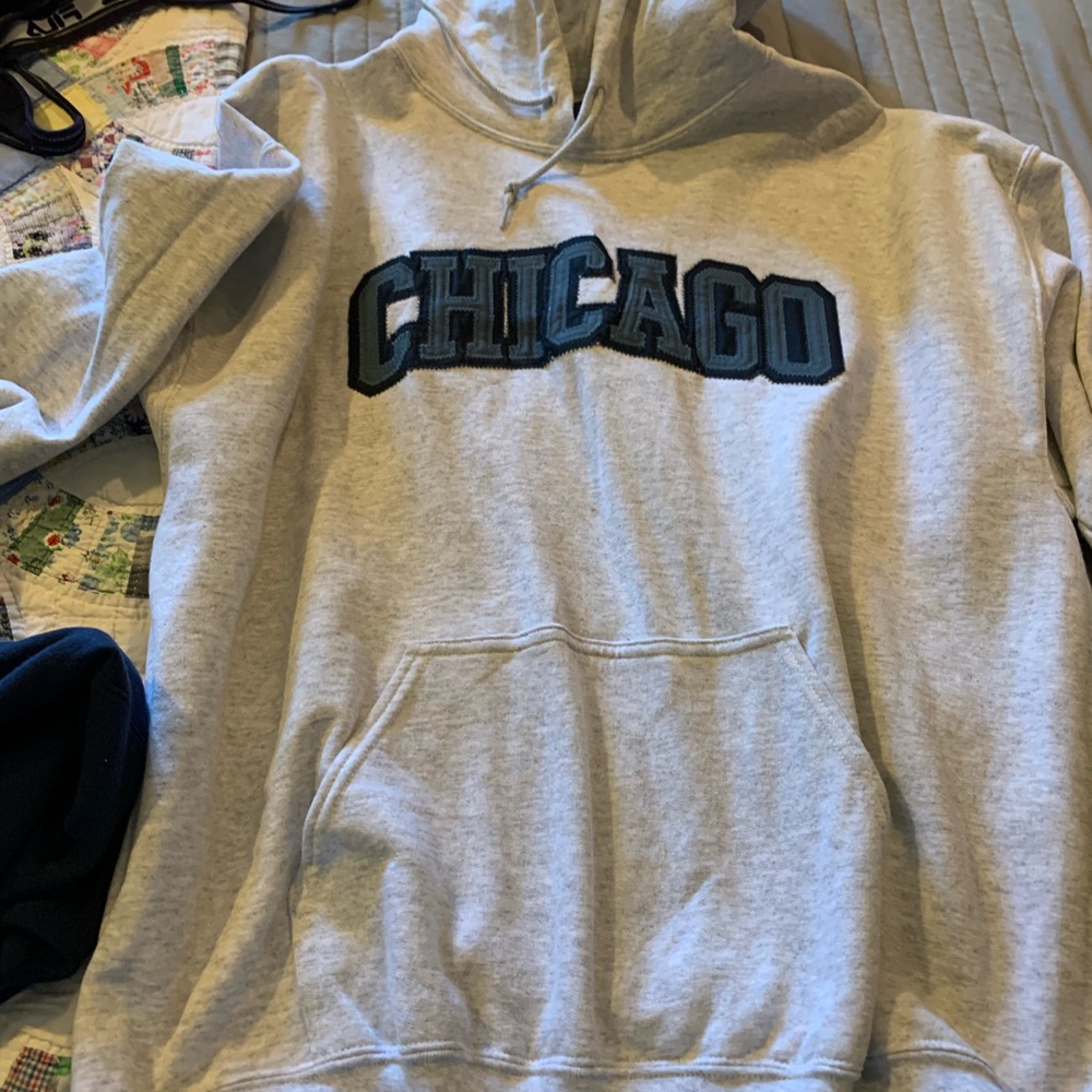 Grey Chicago hoodie
